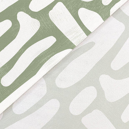 Bondjos Abstract Sage Green Shower Curtain,Boho Modern Geometric Line Art Decor,Abstract Minimalist Farmhouse Style Shower Curtain for Bathroom，Waterproof Polyester Fabric Bathroom Curtain,72x72 Inch