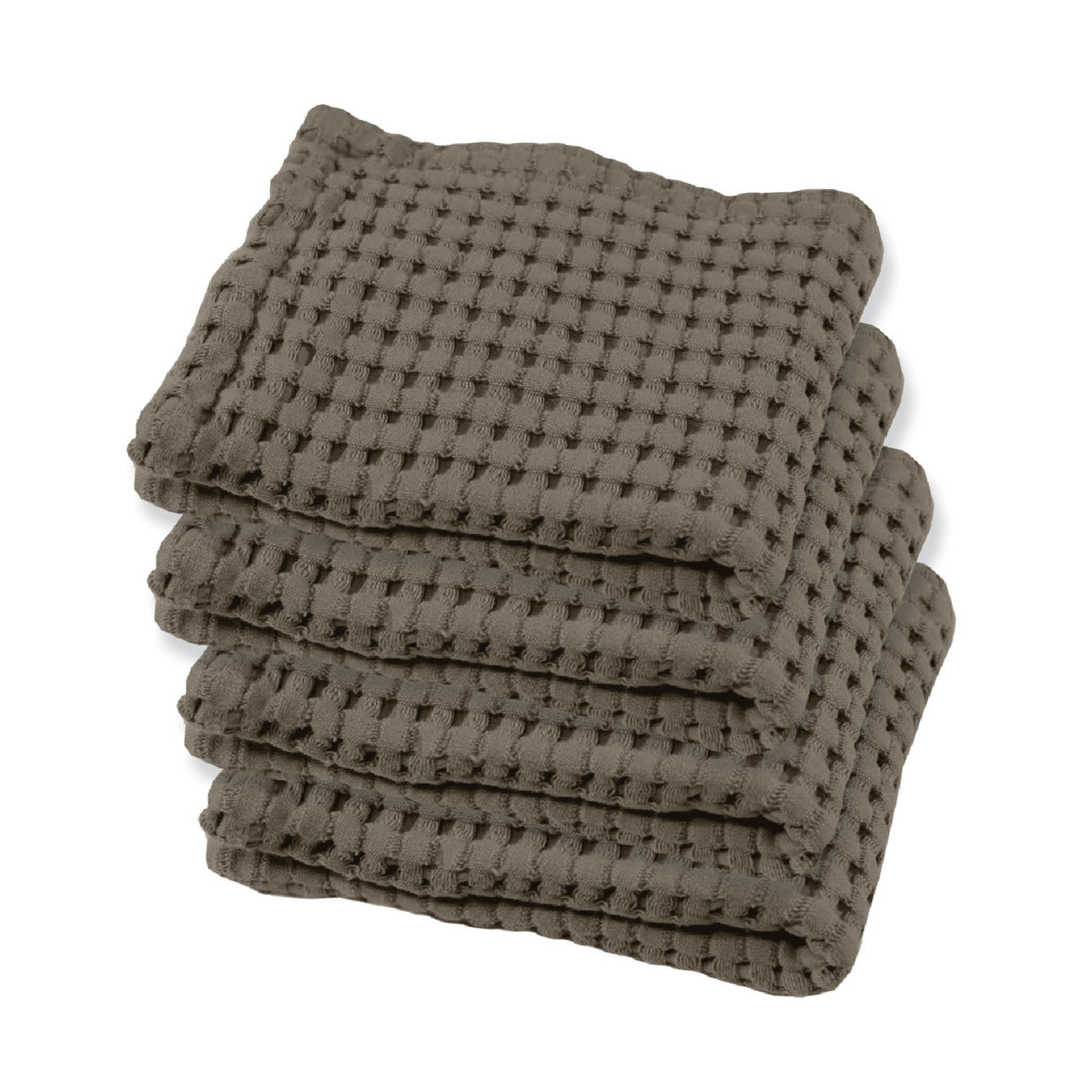 GILDEN TREE Waffle Hand Towels for Bathroom Quick Dry Large Luxury Lint Free Super Absorbent Cotton Hand Towels Set of 2, Modern Style (Cream)