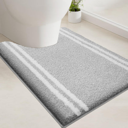 PURRUGS Bathroom Runner Rug, Bath Mat, 24" x 60", Beige