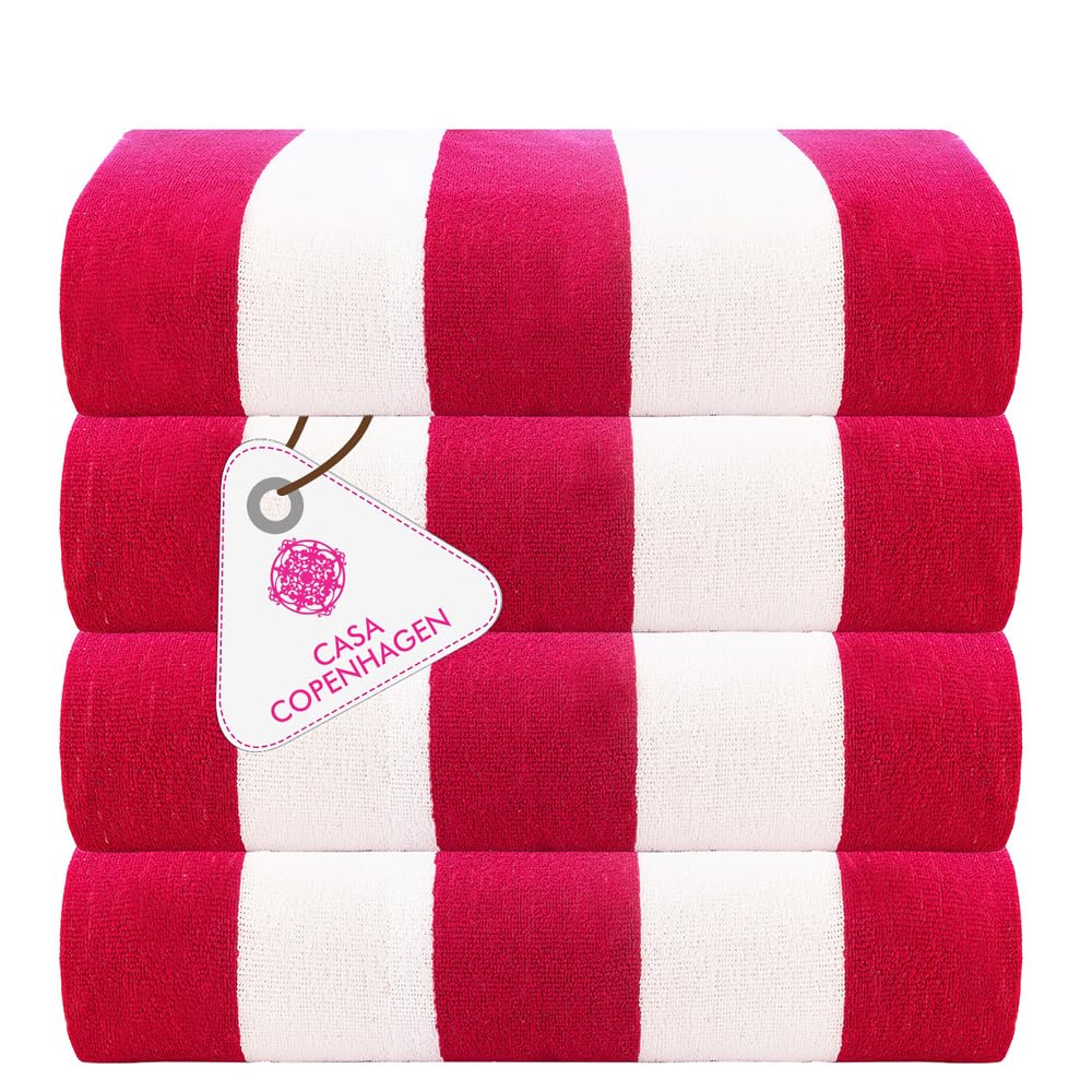 CASA COPENHAGEN Solitaire 6 Pieces Towel Set- Midnight Black, 600 GSM 2 Bath Towel 2 Hand Towel 2 Washcloth, Designed in Denmark Made of Soft Egyptian Cotton for Bathroom, Kitchen & Shower