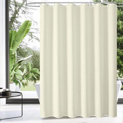 Sage Green Luxury Heavyweight Textured Fabric Shower Curtain Hotel,72x72
