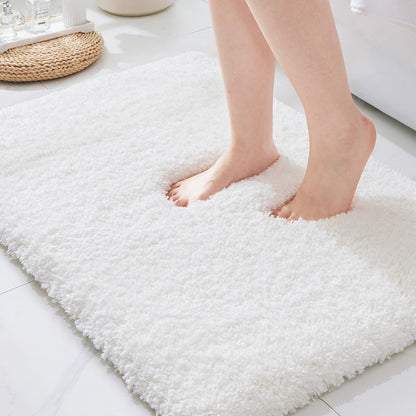 ILANGO Bathroom Rugs 32" × 20", Extra Soft Absorbent Microfiber Bath Rugs