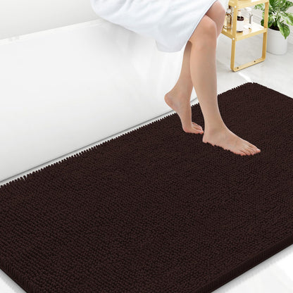 Arotive Bathroom Rugs 24x16, Soft Absorbent Shaggy Chenille Bath Rugs