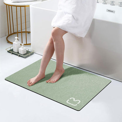 RUERYA Grey Long Bathroom Rugs Large Stone Bath Mats for Bathroom,15.7"x47"