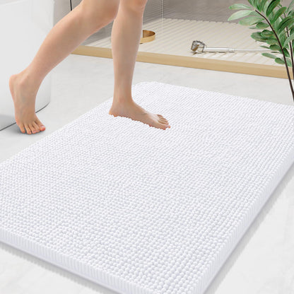 Arotive Bathroom Rugs 24x16, Soft Absorbent Shaggy Chenille Bath Rugs