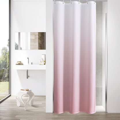 Sage Green Luxury Heavyweight Textured Fabric Shower Curtain Hotel,72x72