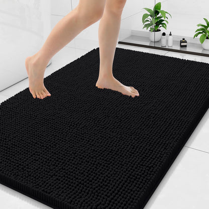 Arotive Bathroom Rugs 24x16, Soft Absorbent Shaggy Chenille Bath Rugs