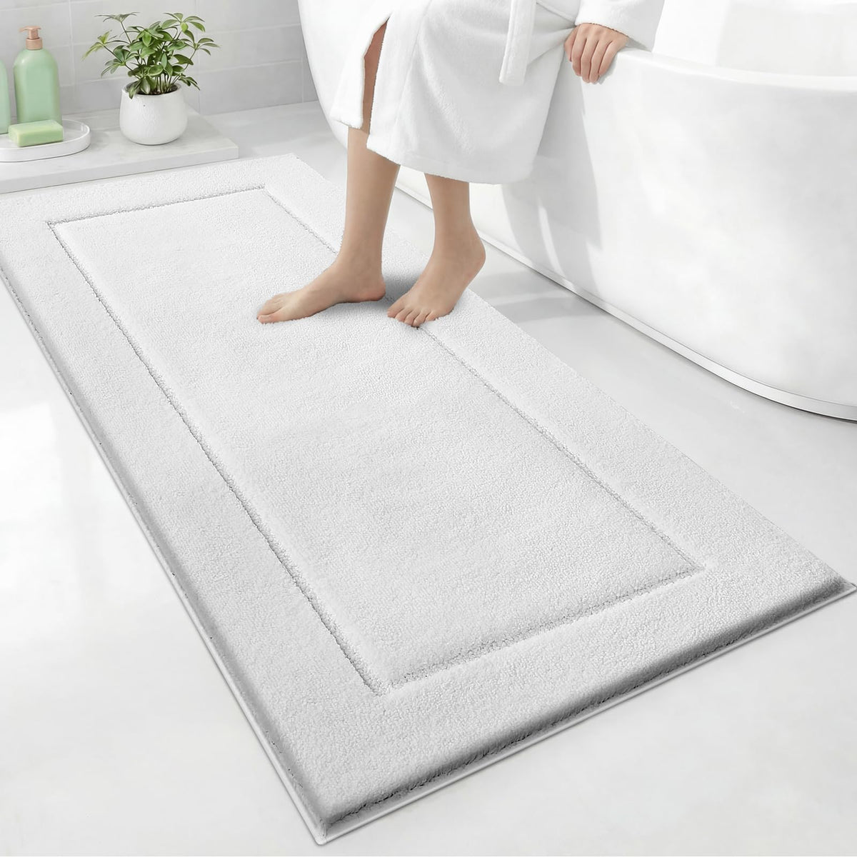 Extra Soft Bathroom Rug 20" x 30", Bath Mat, Throw Rug for Kitchen