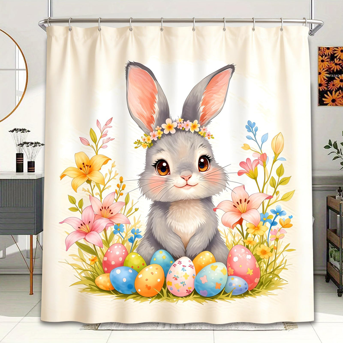 Sea Turtle Shower Curtain,Ocean Beach Shower Curtain, Tropical Summer Sea Theme Bathroom 72x72 Inch Proof Polyester Insulated Home Decor