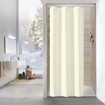 Sage Green Luxury Heavyweight Textured Fabric Shower Curtain Hotel,72x72