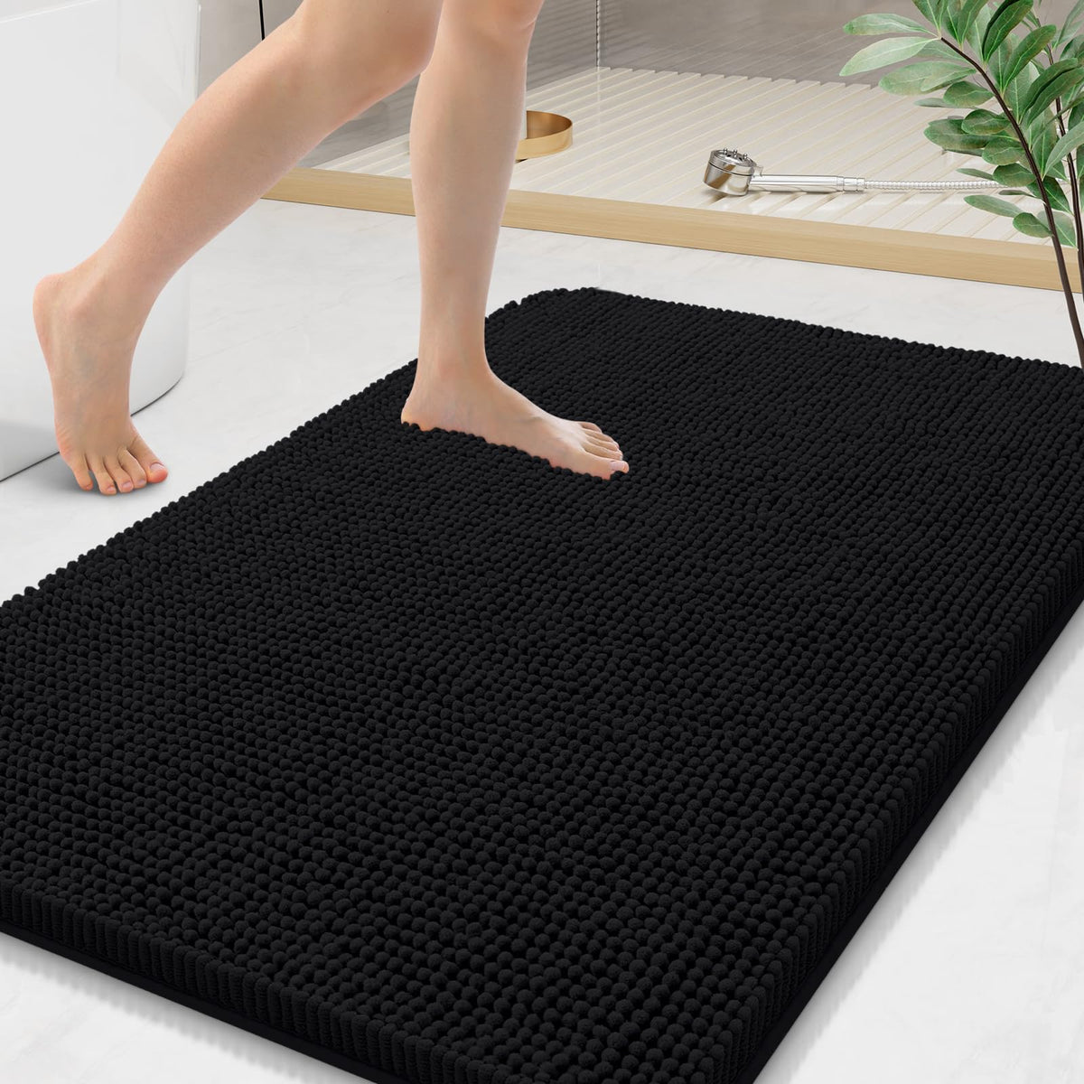 Arotive Bathroom Rugs 24x16, Soft Absorbent Shaggy Chenille Bath Rugs