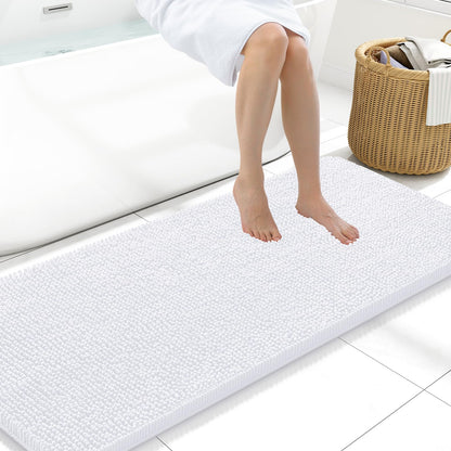 Arotive Bathroom Rugs 24x16, Soft Absorbent Shaggy Chenille Bath Rugs