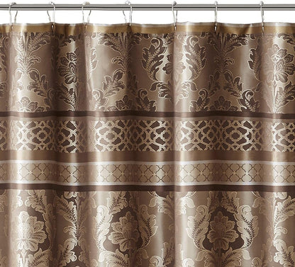 Madison Park Taupe Shower Curtain, 72"x72"