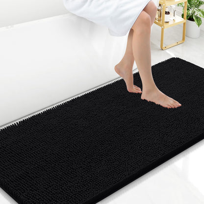 Arotive Bathroom Rugs 24x16, Soft Absorbent Shaggy Chenille Bath Rugs