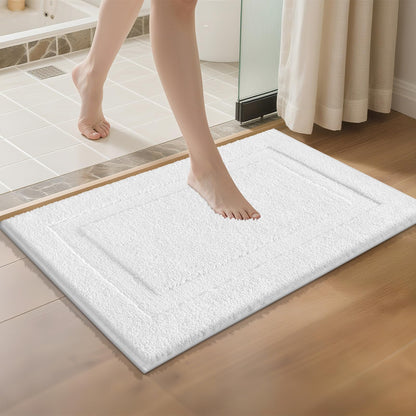 SHACOS Extra Soft Large Long Bathroom Runner Rug 60x24, White