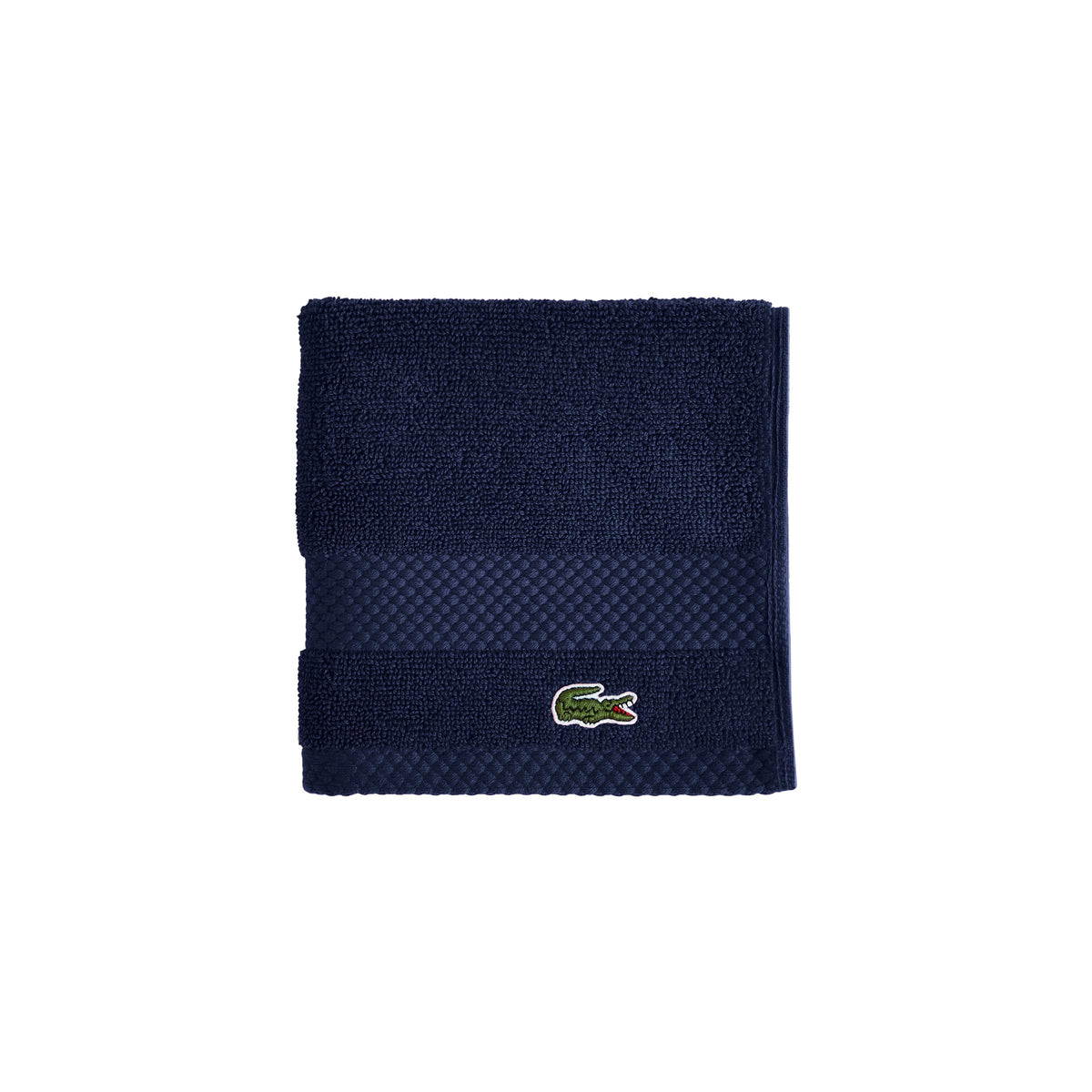 Lacoste Heritage 100% Supima Cotton Bath Towel 30" x 54", White