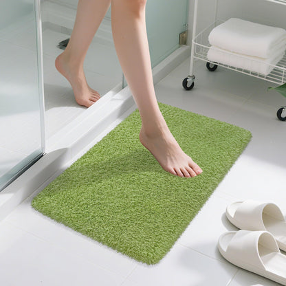 Pink Bathroom Rugs Non Slip 30"x20",Absorbent Bath Mat Quick Dry