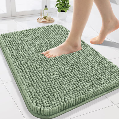 Arotive Bathroom Rugs 24x16, Soft Absorbent Shaggy Chenille Bath Rugs