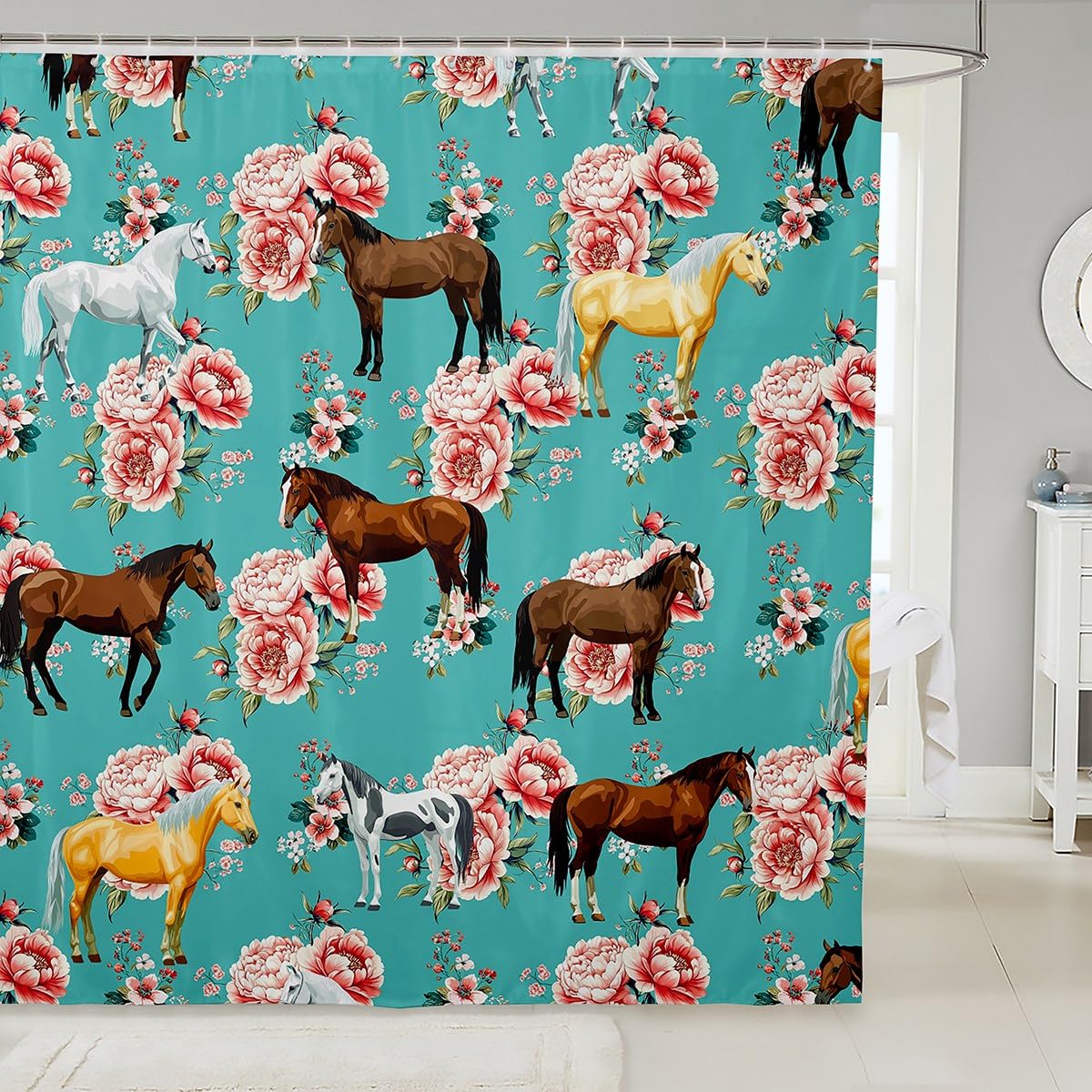 Leopard Print Shower Curtain Cheetah Safari Animal Bath Curtain Geometric Bathroom Shower Curtain Modern Abstract Pattern Bathroom Curtains Waterproof Cloth Fabric for Bathroom Decor 72" W x 72" L