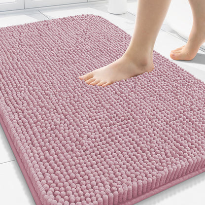 Arotive Bathroom Rugs 24x16, Soft Absorbent Shaggy Chenille Bath Rugs
