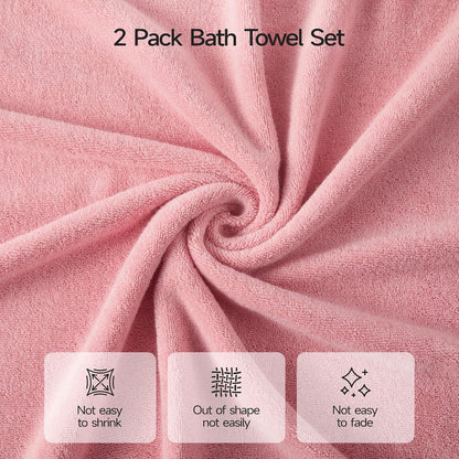 ecolook Ultra Soft 6-Piece Towel Set, 100% Cotton