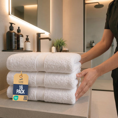 Utopia Towels 4 Pack Premium Bath Towels, 27x54 in, 600 GSM Cotton Grey