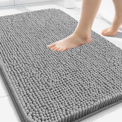 Arotive Bathroom Rugs 24x16, Soft Absorbent Shaggy Chenille Bath Rugs