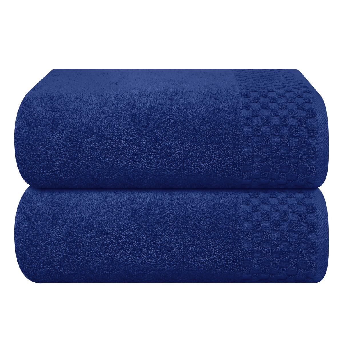 MyOwn Premium Cotton 6 Pack Towel Set for Bathroom, Contains 2 Bath Towels 28x55 inch, 2 Hand Towels 16x24 inch & 2 Wash Coths 12x12 inch, Ideal Everyday use, Compact & Lightweight - Black