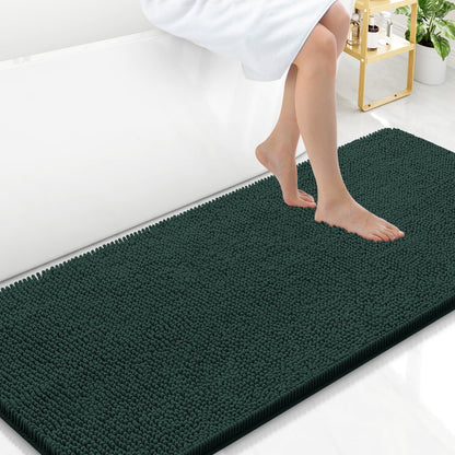 Arotive Bathroom Rugs 24x16, Soft Absorbent Shaggy Chenille Bath Rugs