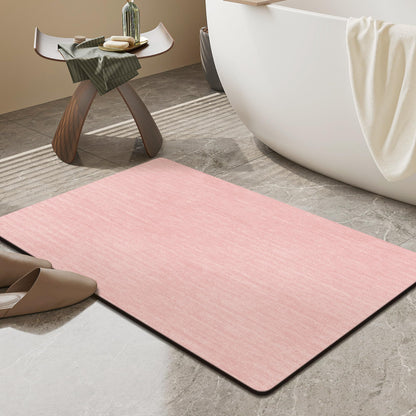 Mecko Bath Mat 16"x24",Ultra Thin Bathroom Rug fit Under Door Light Blue