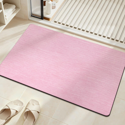 Mecko Bath Mat 16"x24",Ultra Thin Bathroom Rug fit Under Door Light Blue