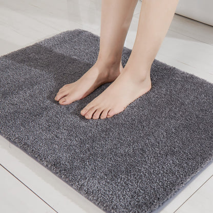 COSY HOMEER Extra Thick Bath Rugs for Bathroom Non Slip Bath Mat 20x32 Navy
