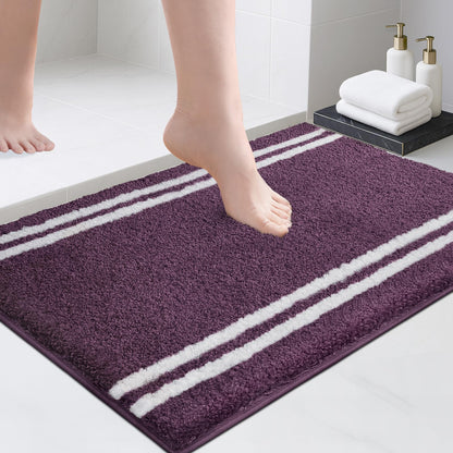 PURRUGS Bathroom Runner Rug, Bath Mat, 24" x 60", Beige