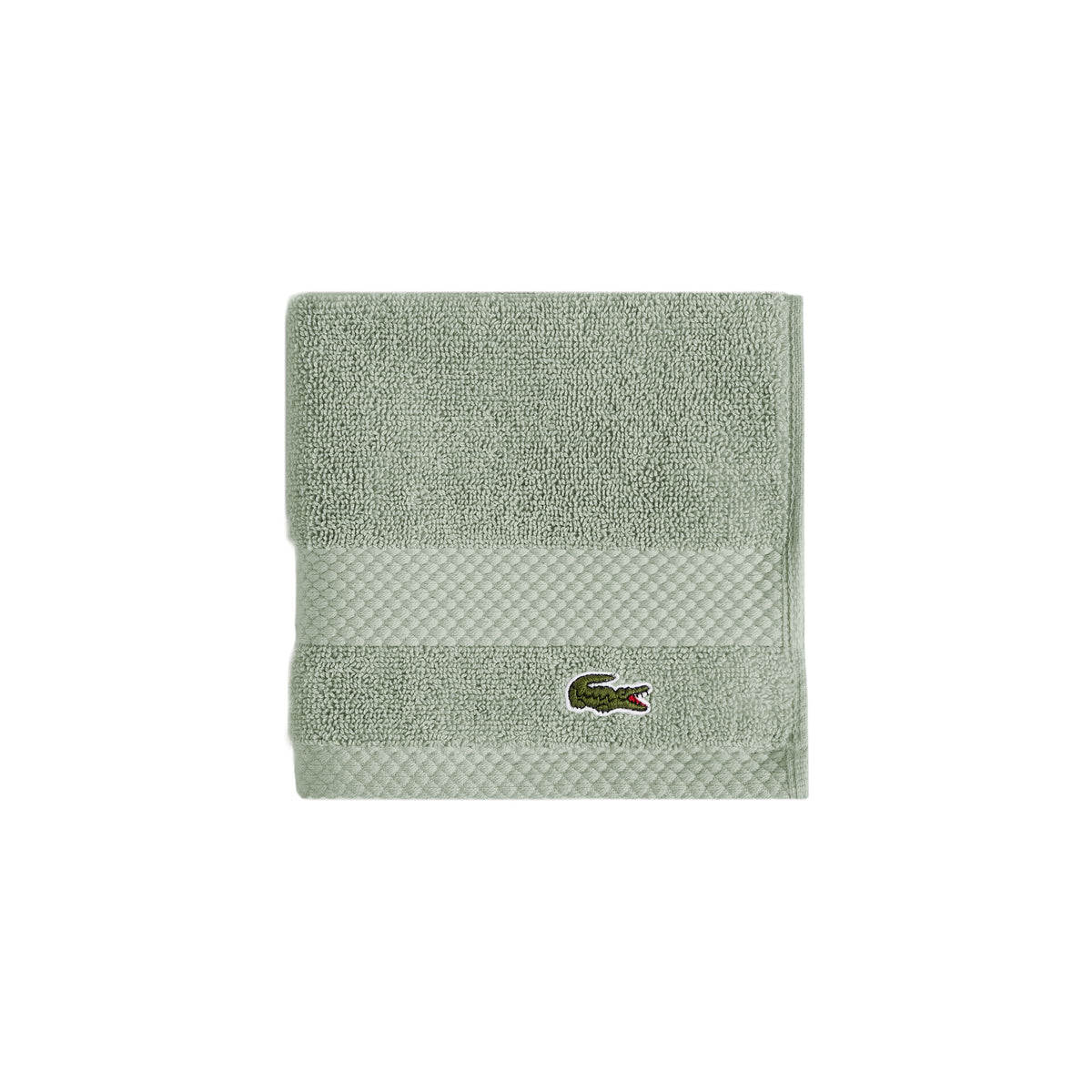 Lacoste Heritage 100% Supima Cotton Bath Towel 30" x 54", White