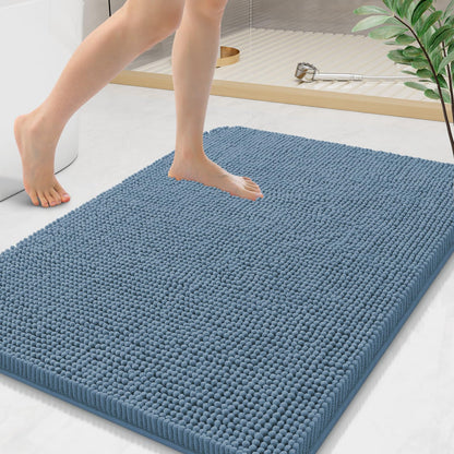 Arotive Bathroom Rugs 24x16, Soft Absorbent Shaggy Chenille Bath Rugs
