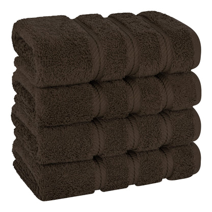 American Soft Linen 100% Cotton Luxury Turkish Towels, 4 PC Bath Towel Set