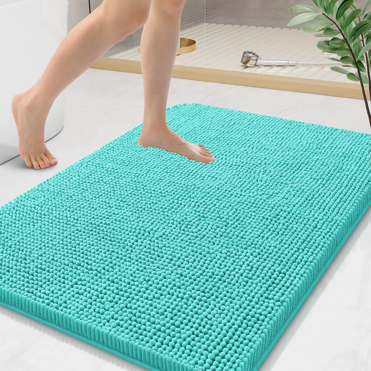 Arotive Bathroom Rugs 24x16, Soft Absorbent Shaggy Chenille Bath Rugs