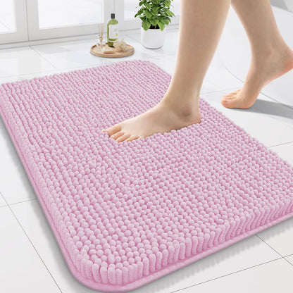 Arotive Bathroom Rugs 24x16, Soft Absorbent Shaggy Chenille Bath Rugs