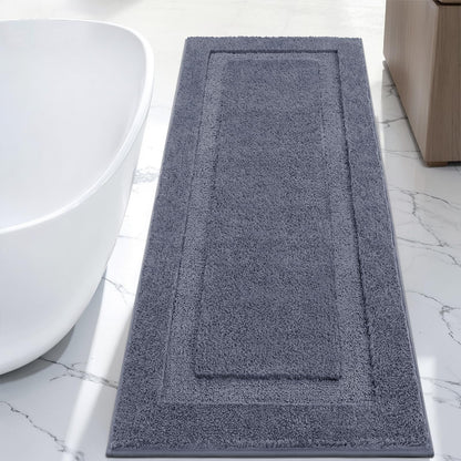 SHACOS Extra Soft Large Long Bathroom Runner Rug 60x24, White