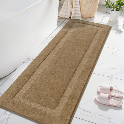 SHACOS Extra Soft Large Long Bathroom Runner Rug 60x24, White