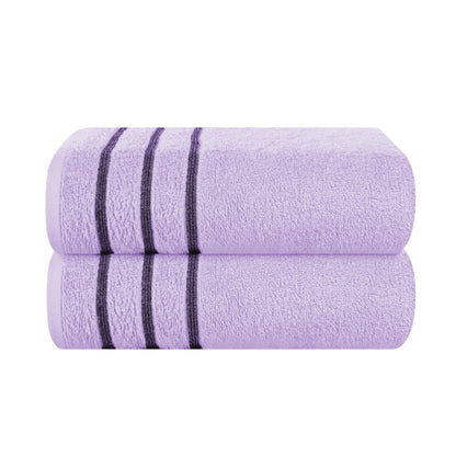 MyOwn Ultra Soft 6 Pack Cotton Towel Set, Contains 2 Bath Towels 28x55 inch, 2 Hand Towels 16x24 inch & 2 Wash Coths 12x12 inch, Ideal Everyday use, Compact & Lightweight - Pink, 71662