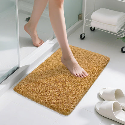 Pink Bathroom Rugs Non Slip 30"x20",Absorbent Bath Mat Quick Dry