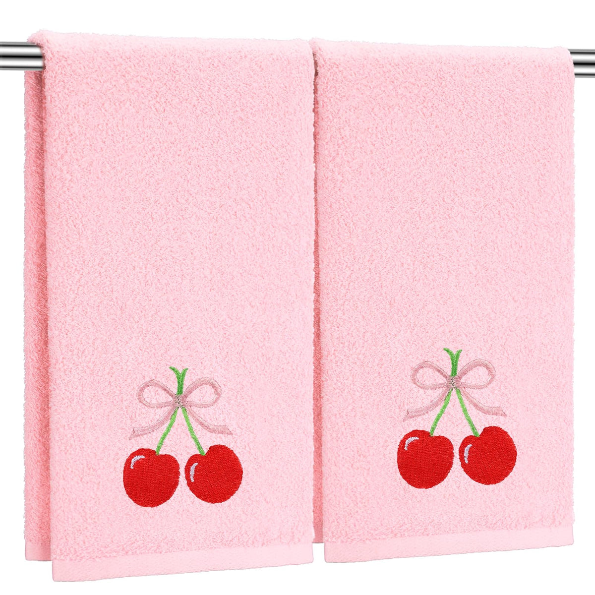 SmoothNovelty 2 Pcs Butterfly Hand Towels Purple Bathroom Decor 14x29 Inch