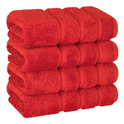 American Soft Linen 100% Cotton Luxury Turkish Towels, 4 PC Bath Towel Set