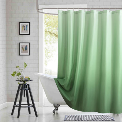 Fabric Shower Curtain, Blue Shower Curtain, Plolyester Ombre Shower Curtains for Bathroom, Modern Decorative Bathroom Curtains, 72" W x 72" H