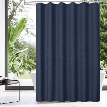 Sage Green Luxury Heavyweight Textured Fabric Shower Curtain Hotel,72x72