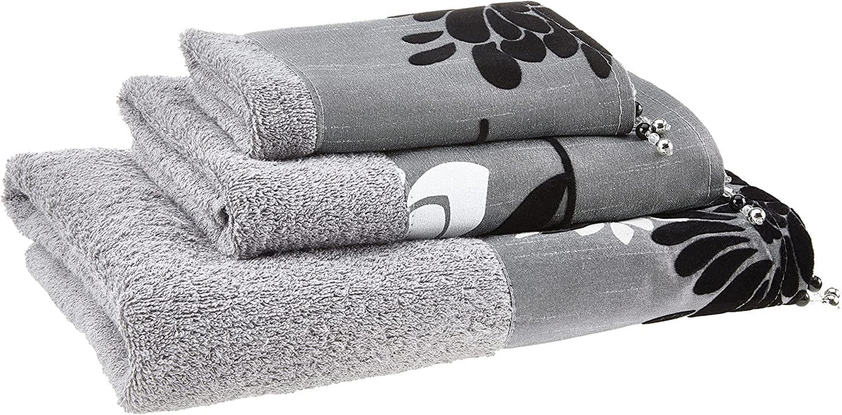 Zahari Home Larrisa Floral Bathroom Rug Luxury Bath Rug Washable Contemporary Decor Beautiful Shower Mat Unique Design Stylish Non Slip Shower Mat Flower Bath Rug Bath Shower Tub Decor