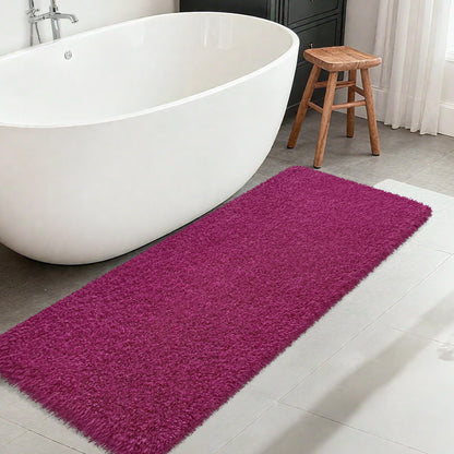 Pink Bathroom Rugs Non Slip 30"x20",Absorbent Bath Mat Quick Dry
