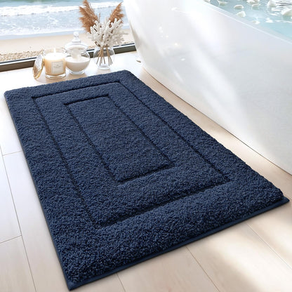 DEXI Bathroom Rugs 36x24, Non-Slip and Absorbent Bath Mat, Beige