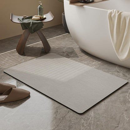 Mecko Bath Mat 16"x24",Ultra Thin Bathroom Rug fit Under Door Light Blue
